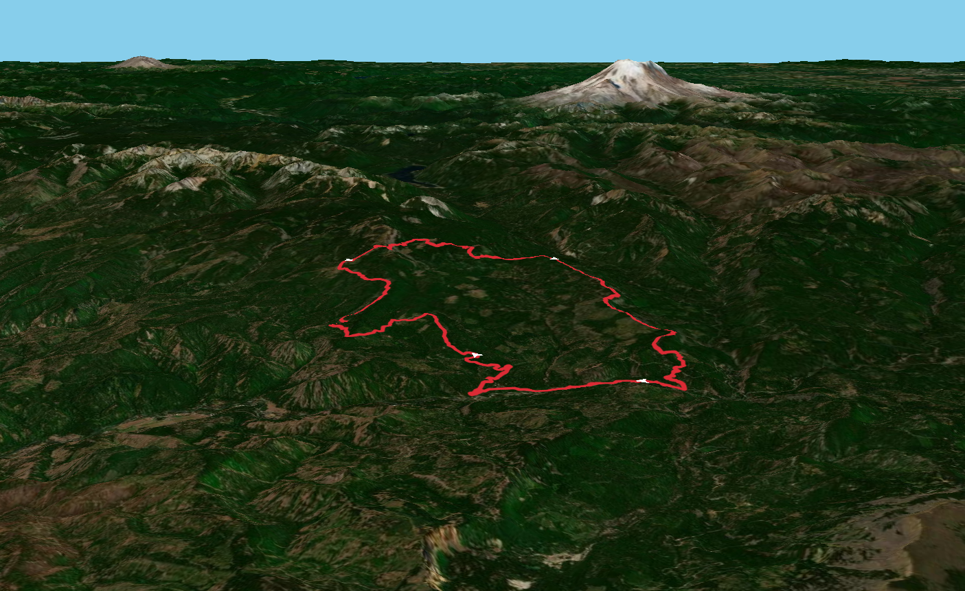 Boulder Cave Sno Park, Little Bald Mountain and Naches River Loop Trail