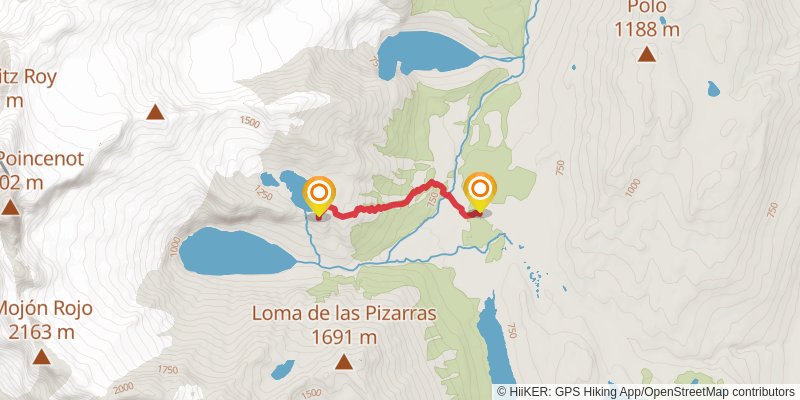 Vuelta al Hielo spur 1 Map