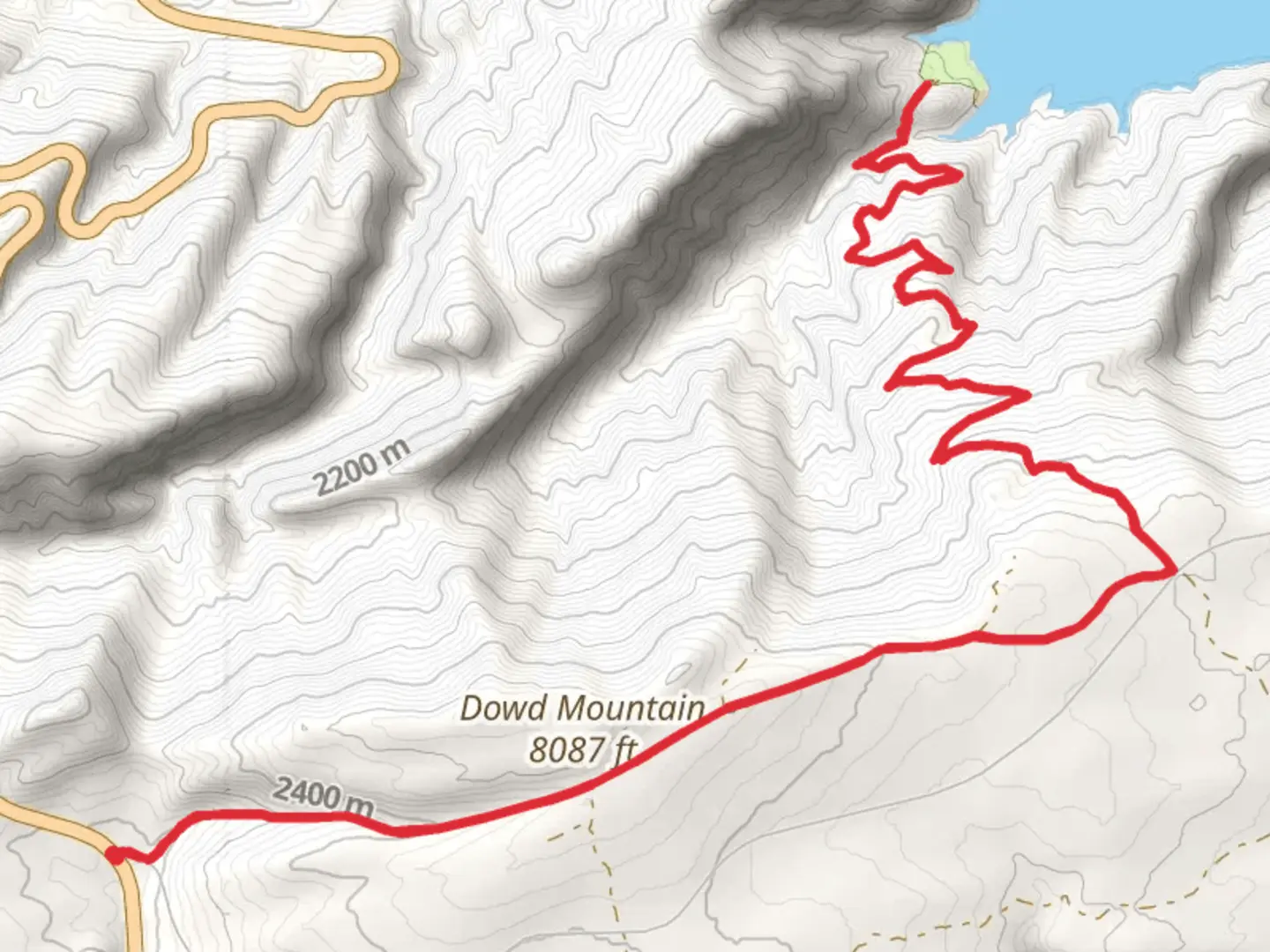 An image depicting the trail Hideout Campground and its surrounding area.