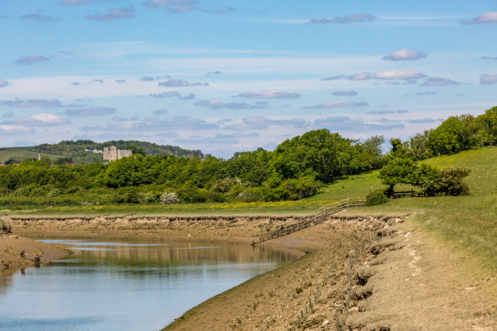 An image depicting the trail Sussex Ouse Valley Way and its surrounding area.