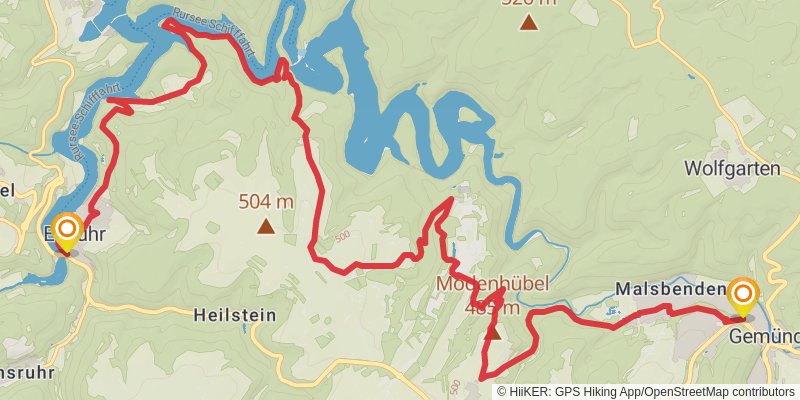 Wildnis-Trail stage 2 Map