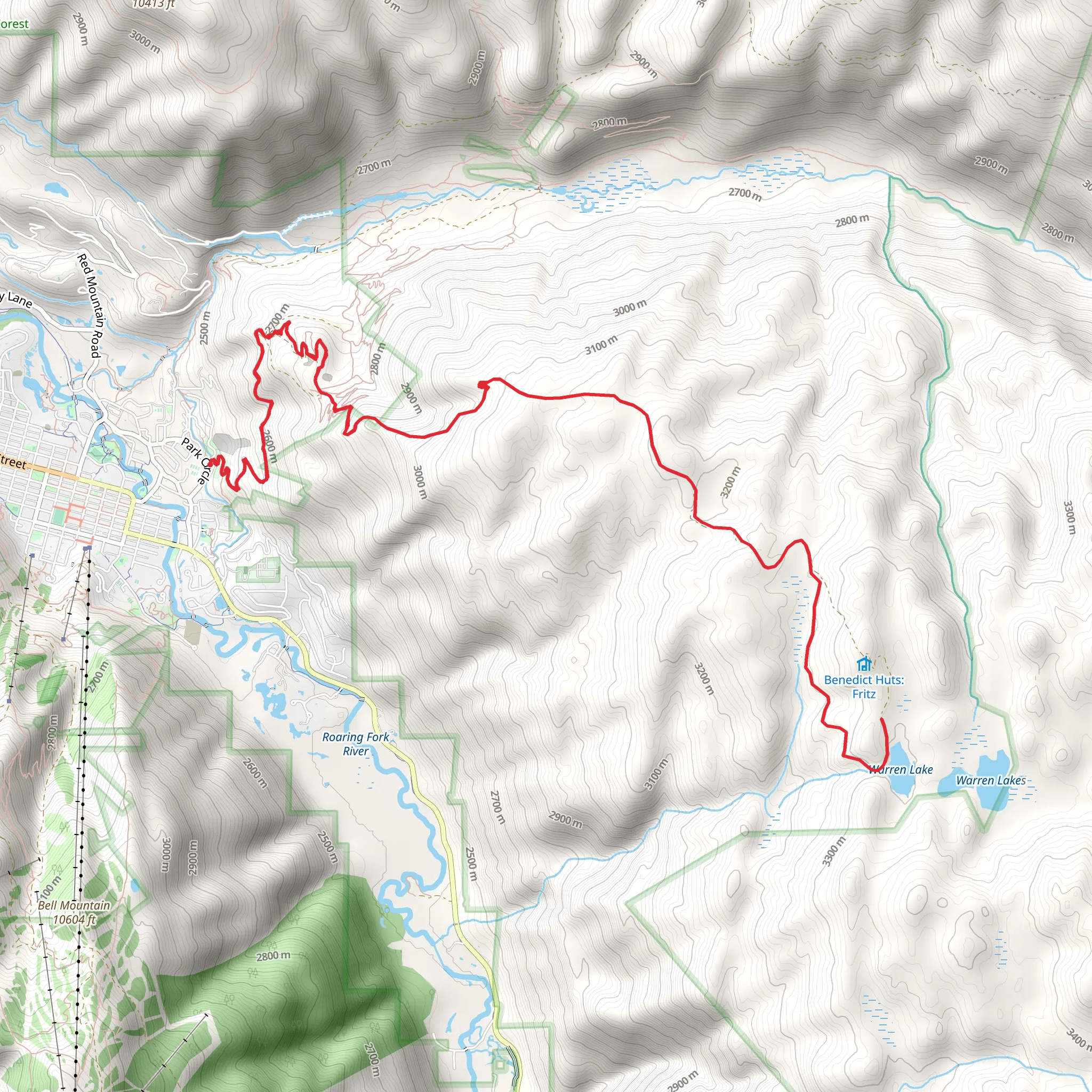 Molly Gibson Park - Warren Lake mobile static map