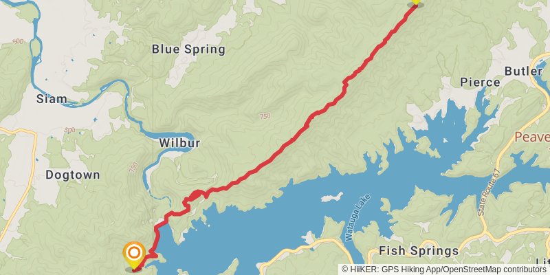 Appalachian Trail stage 47 Map