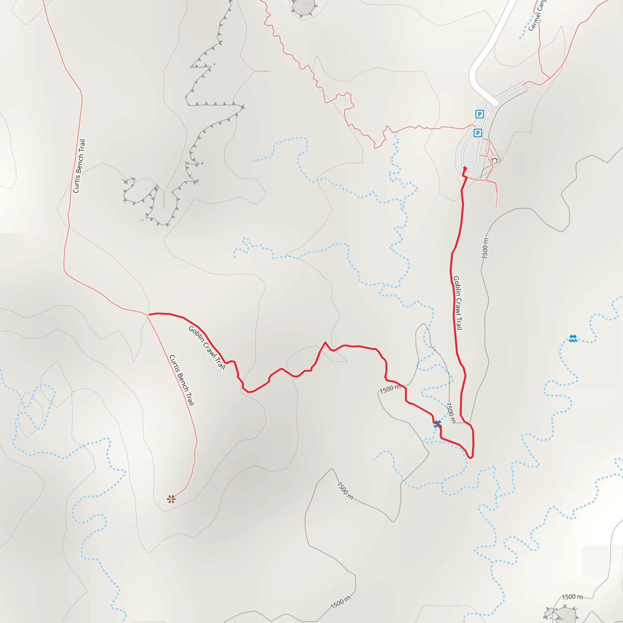 Goblin Crawl Trail mobile static map