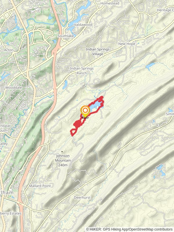 Double Oak Lake and Foreplay Loop