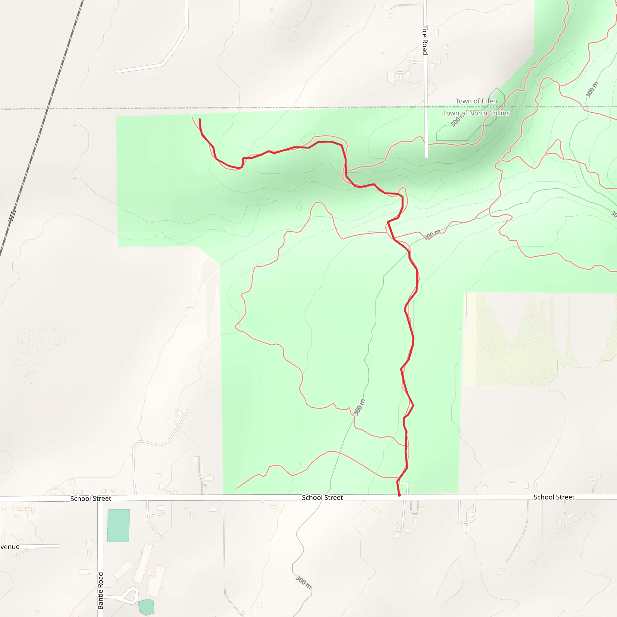 Franklin Creek mobile static map