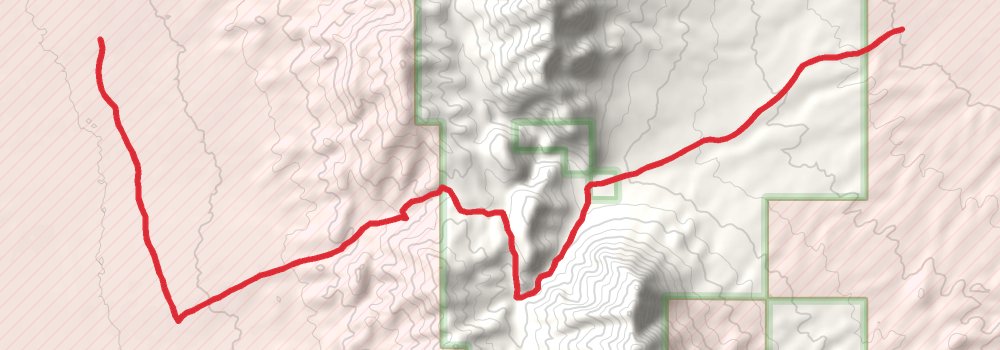 American Perimeter Trail - Southwest Primary stage 70 Map