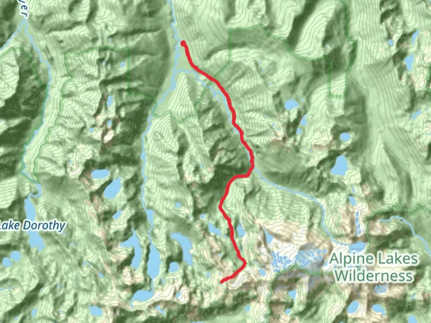 An image depicting the trail Necklace Valley, Jade Lake and Tank Lakes Boothpath Trail and its surrounding area.