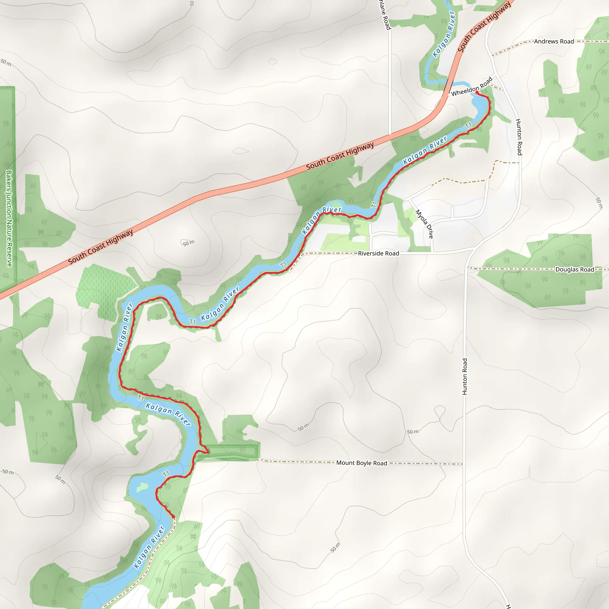 Luke Pen Walk mobile static map