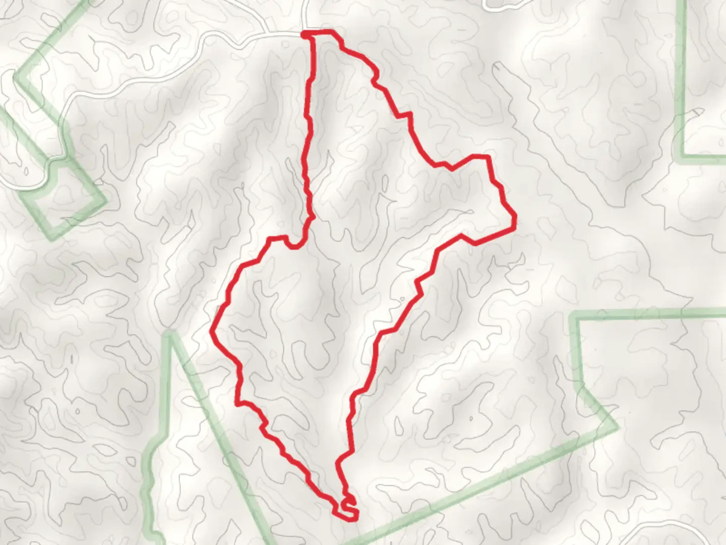 An image depicting the trail Tunica Hills Loop Trail - A and its surrounding area.