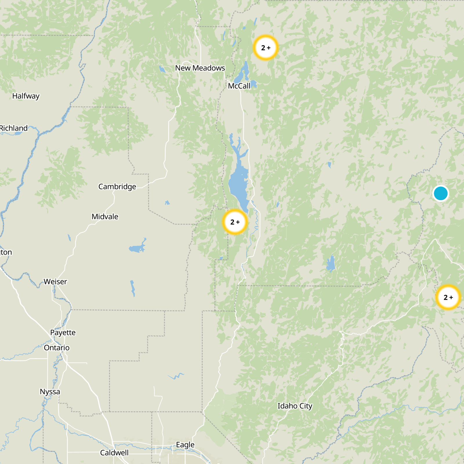 Valley County Static Map