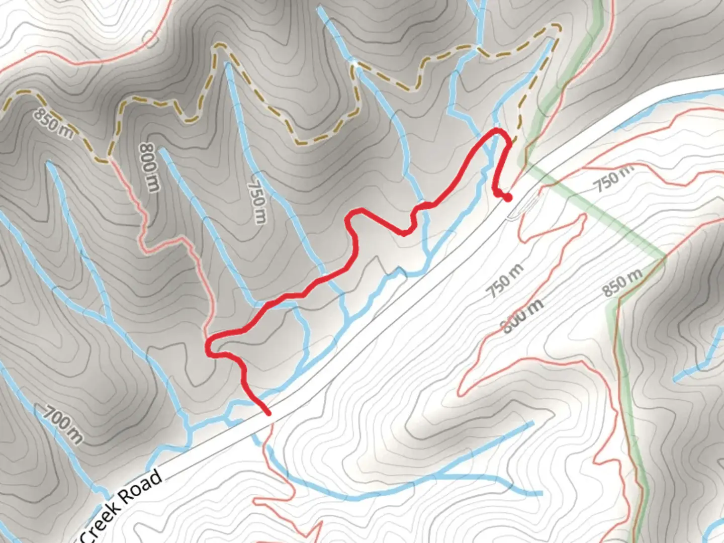An image depicting the trail Green Mile Trail and its surrounding area.