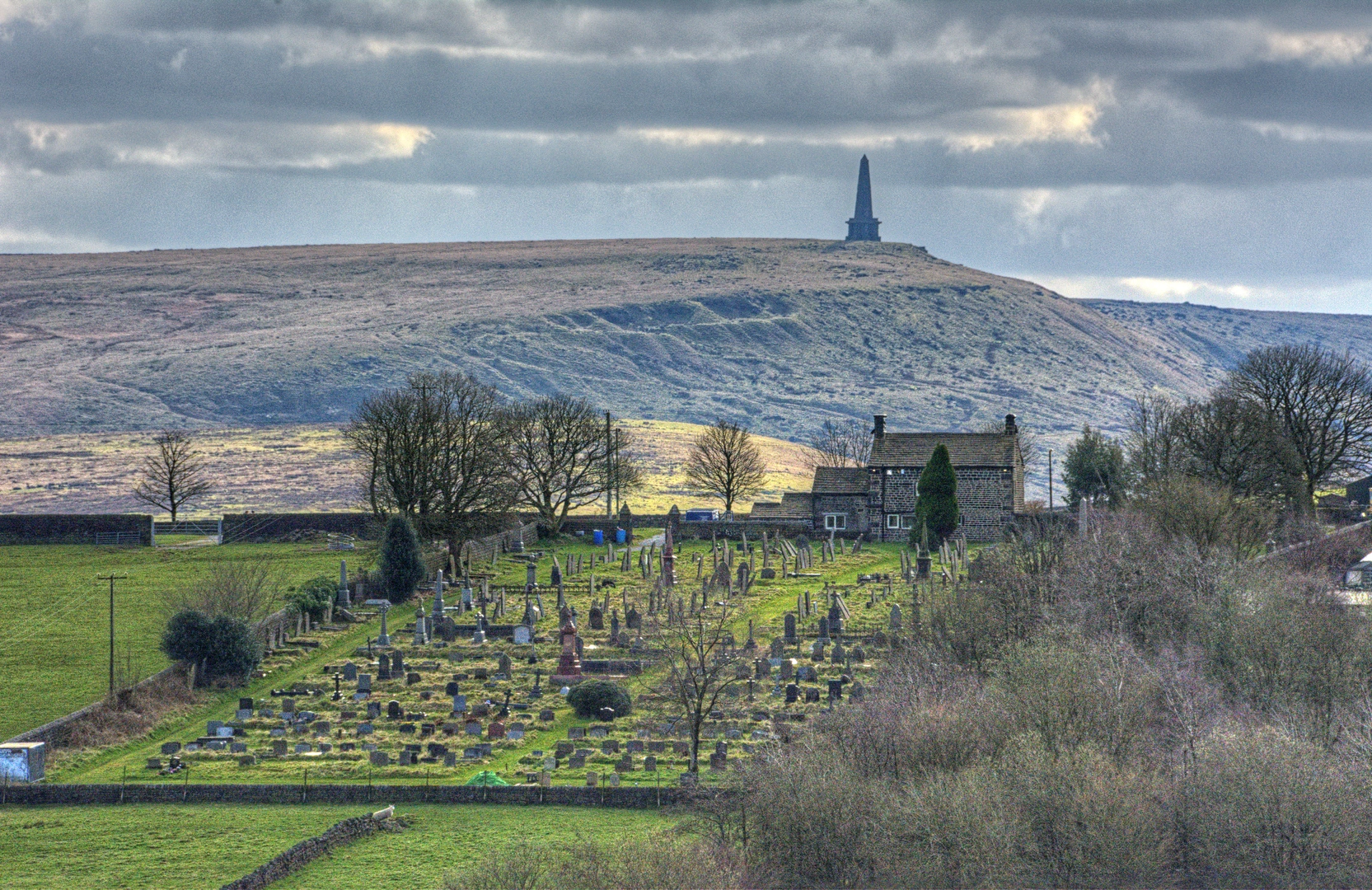 An image depicting the trail Hebden Valleys Heritage Walk from Hebden Bridge and its surrounding area.