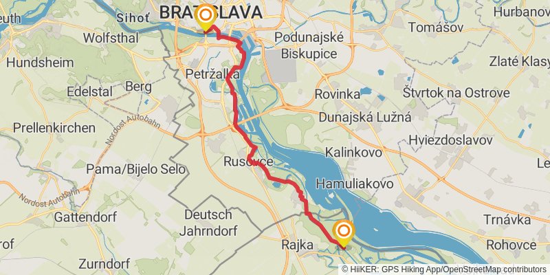 Sultans Trail stage 6 Map