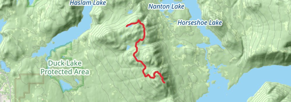 Sunshine Coast Trail stage 8 Map