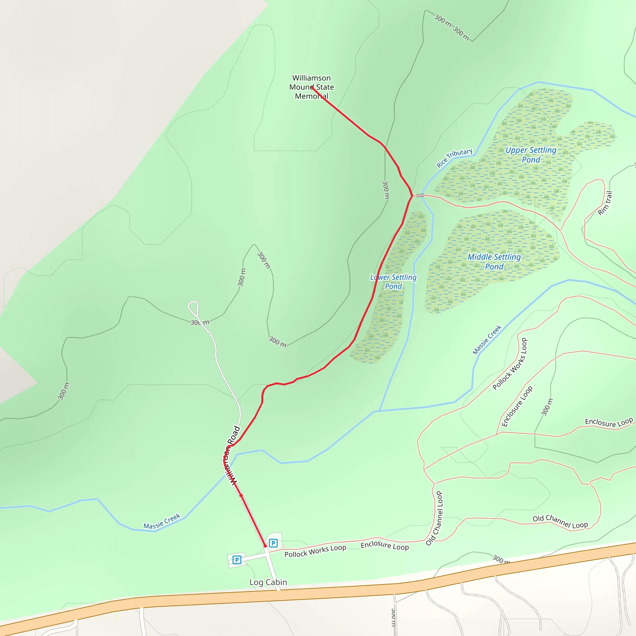 Patterson Park Walk mobile static map