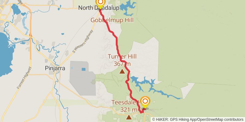 WA Cider Trail stage 6 Map