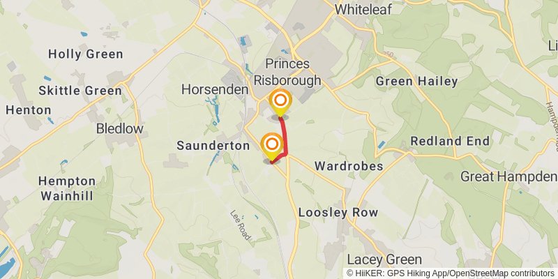 Icknield Way Trail alt 1 Map