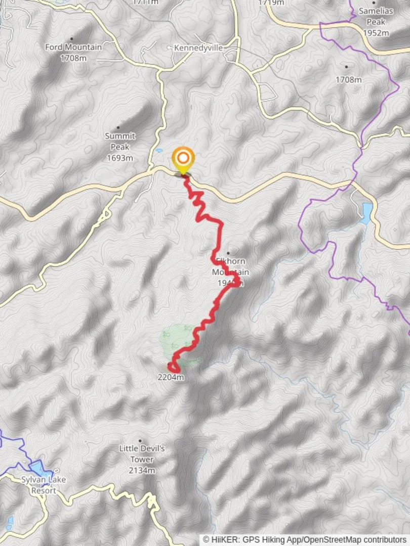 An image depicting the trail Black Elk Peak via Harney North Trail and its surrounding area.