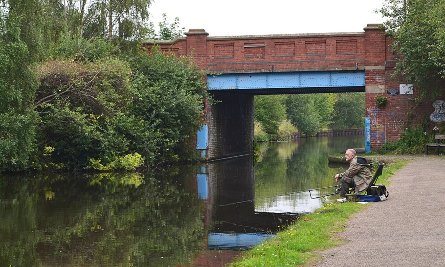 An image depicting the trail Waggonway Trail and Bentcliff Hill Lane and its surrounding area.