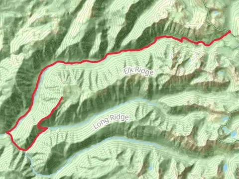 Twin Butte via Bear Creek Trail