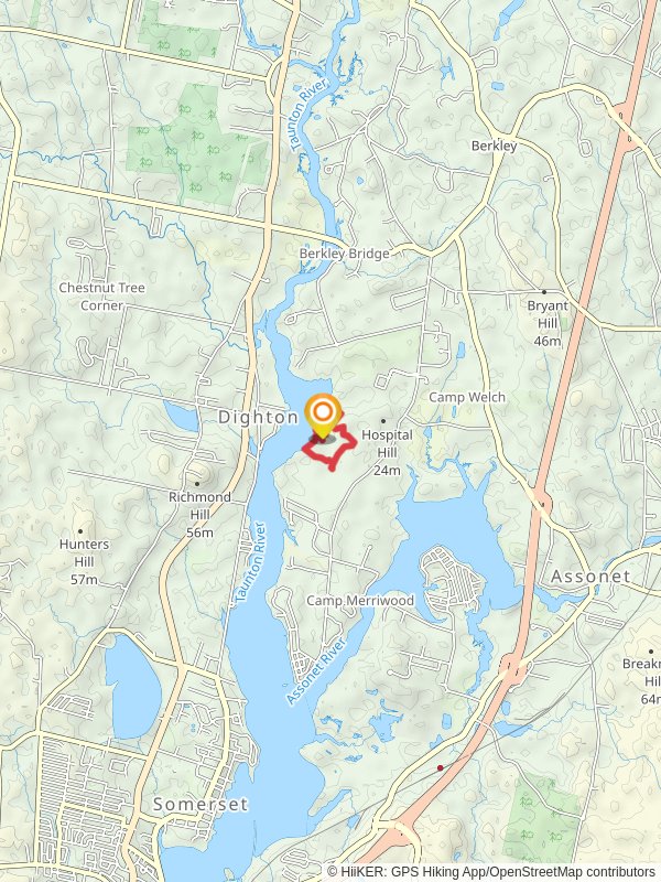 Dighton Rock State Park Loop