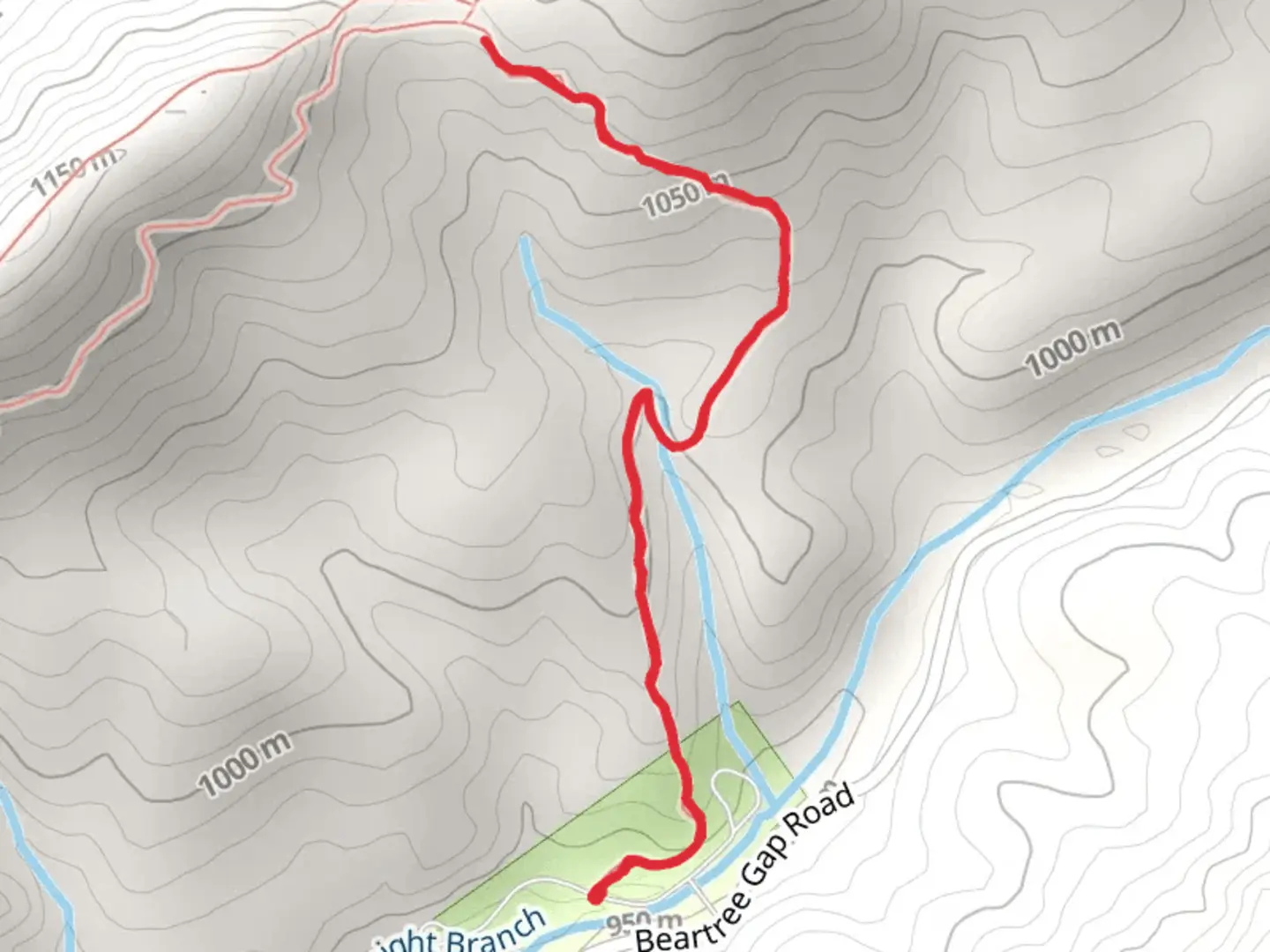 An image depicting the trail Shaw Gap Trail and its surrounding area.