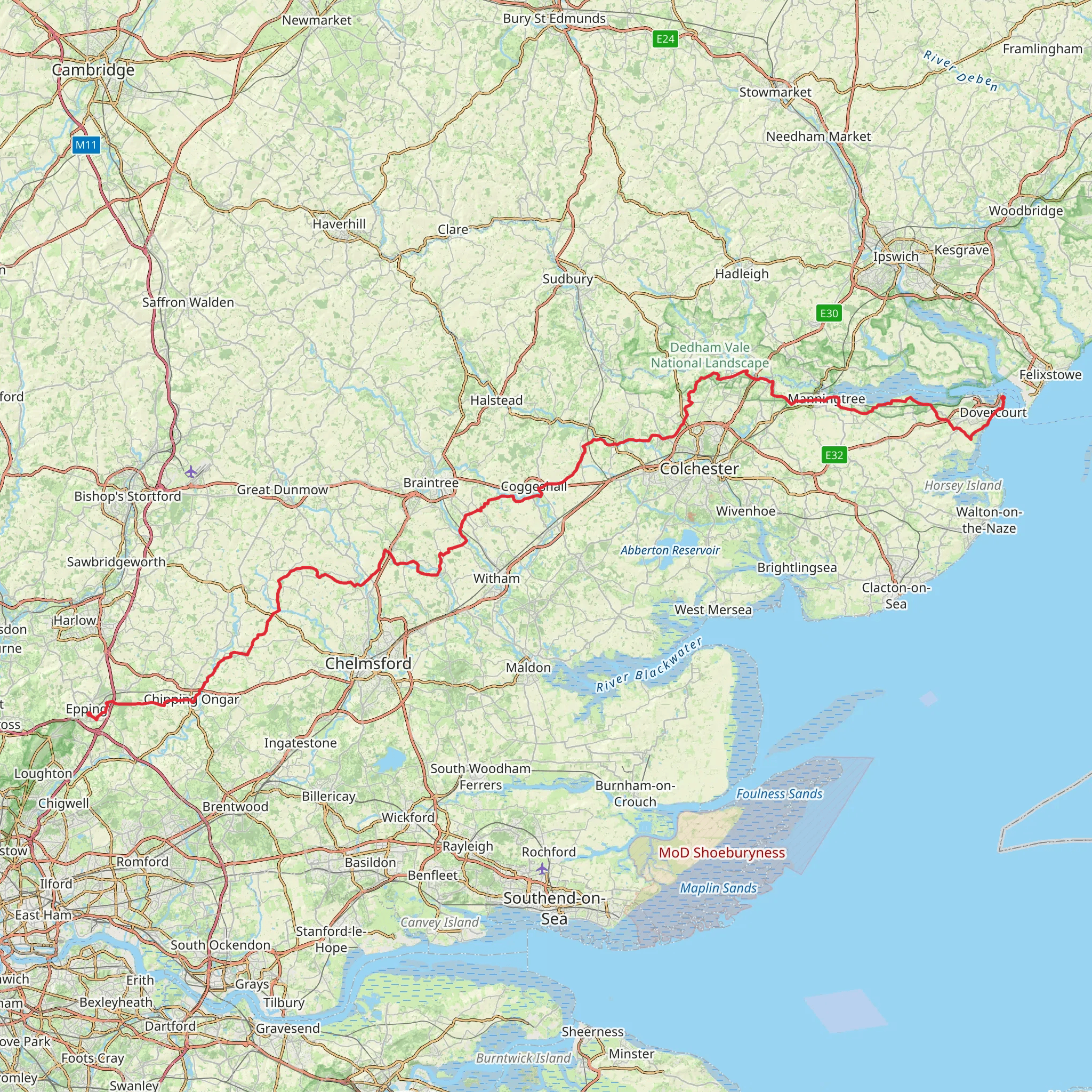 Essex Way mobile static map