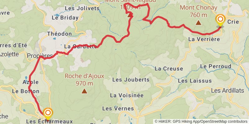 Chemin de Cluny stage 3 Map