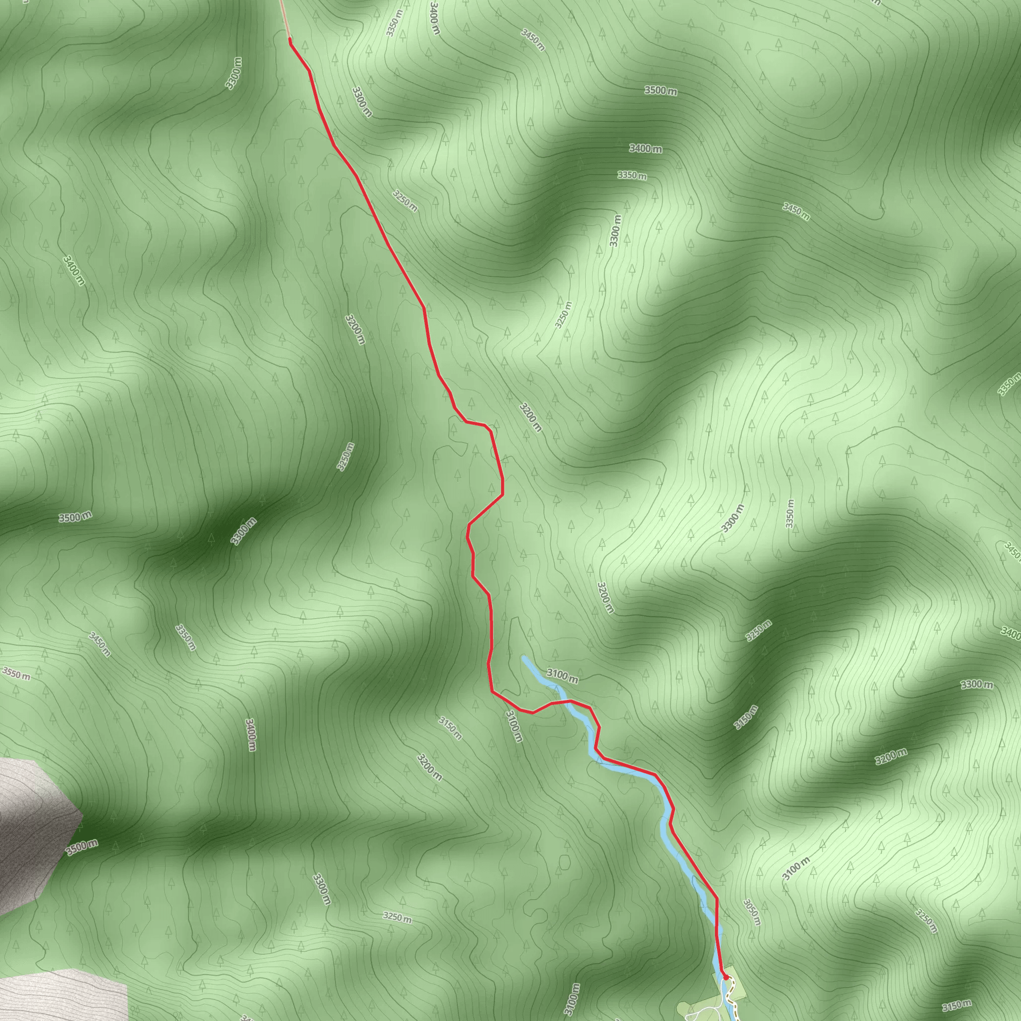 North Fork Of The Purgatoire River Walk mobile static map