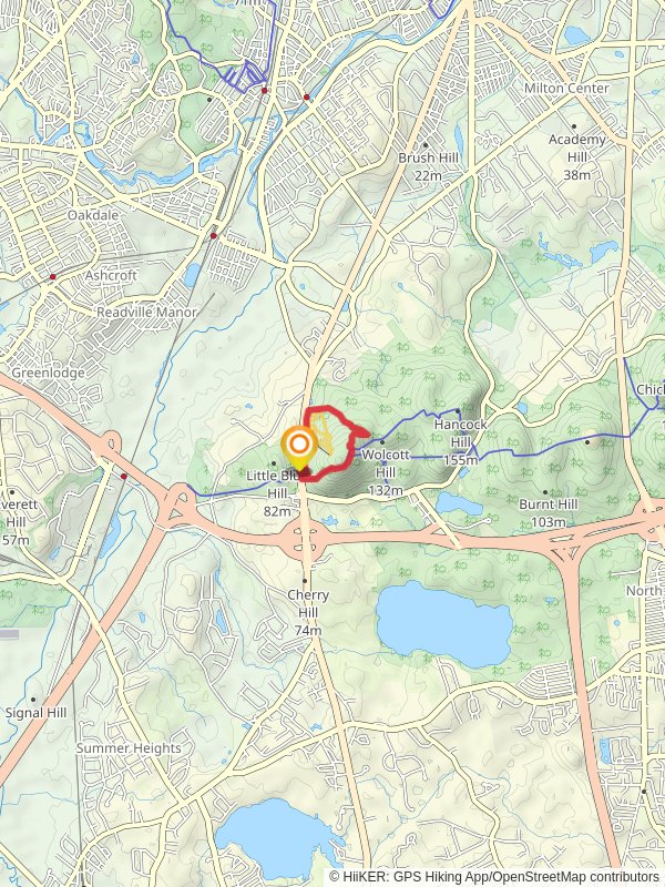 Great Blue Hill Loop Via Skyline Trail