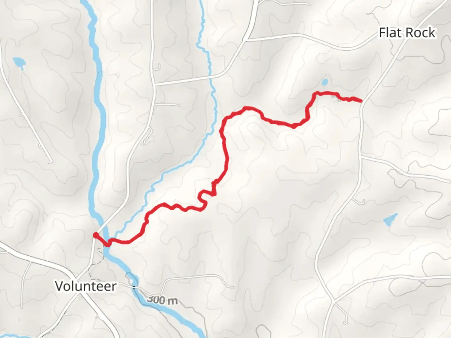 An image depicting the trail Sauratown Trail - Section 11 and its surrounding area.