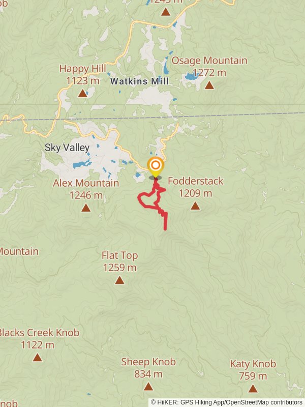 Rabun Bald via Bartram Trail Loop