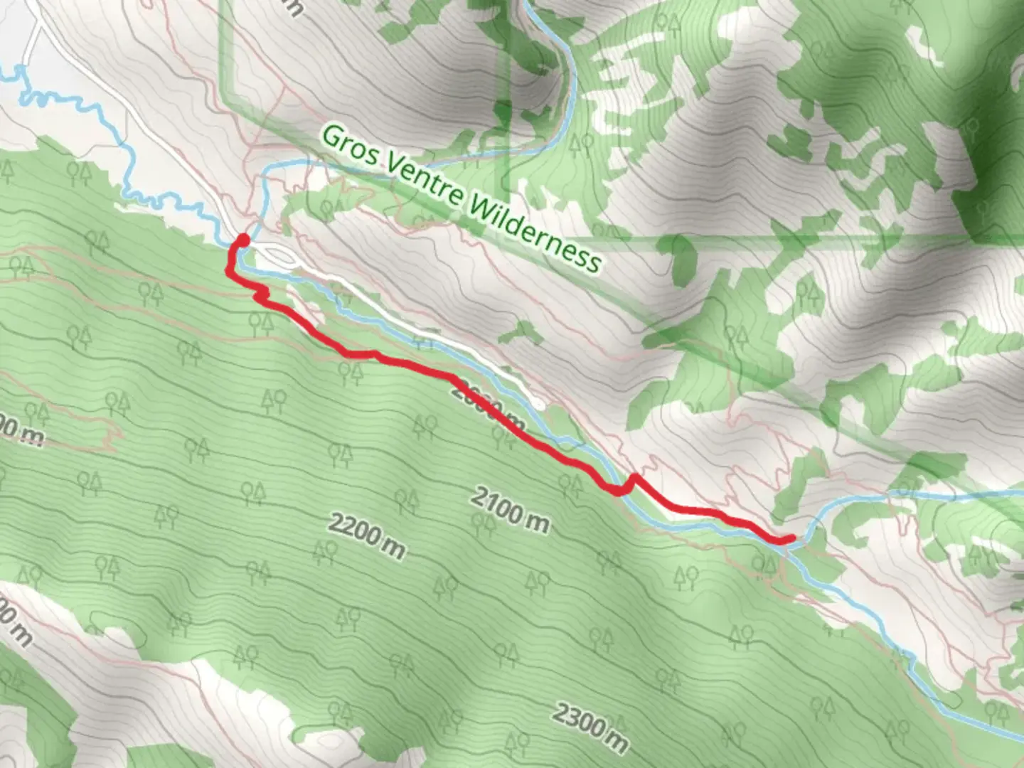 An image depicting the trail Hagen Trail and Cache Creek Trail and its surrounding area.