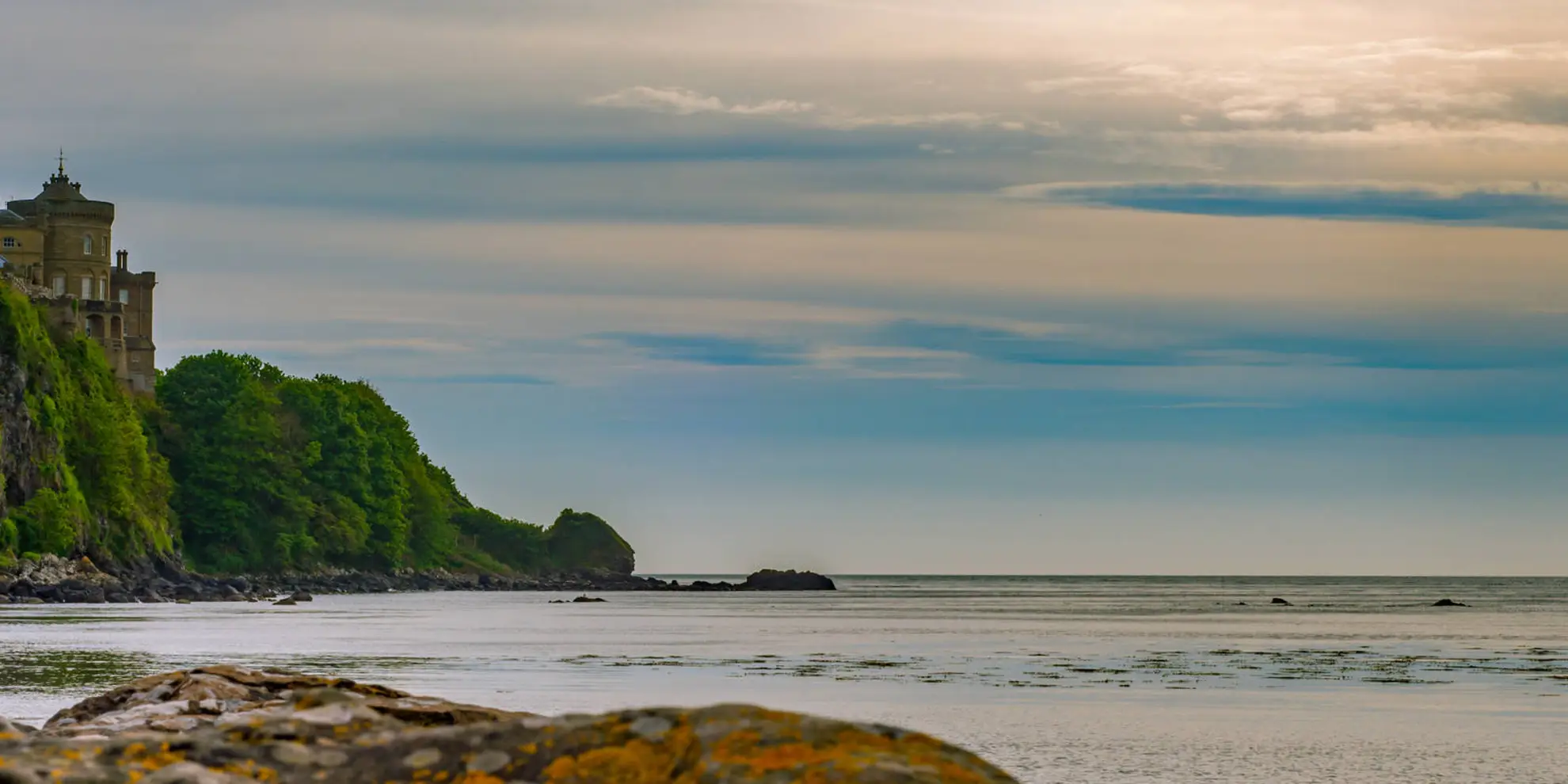 An image depicting the trail Culzean Bay to Maidenhead Bay via Ayrshire Coastal Path and its surrounding area.