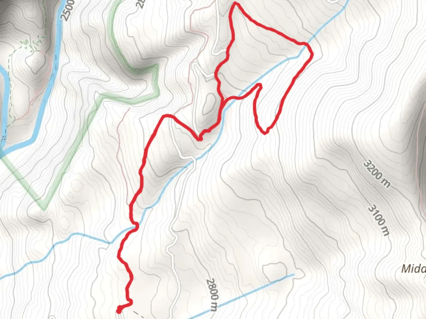 An image depicting the trail Beri Trail and its surrounding area.