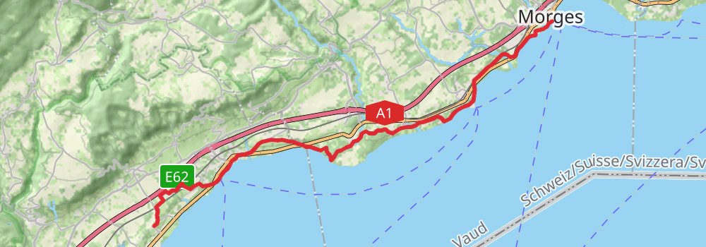 Camino Blumberg-Geneva via Frauenfeld stage 24 Map