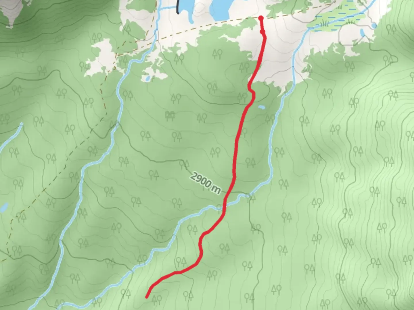 An image depicting the trail Triangle Stomp Trail and its surrounding area.