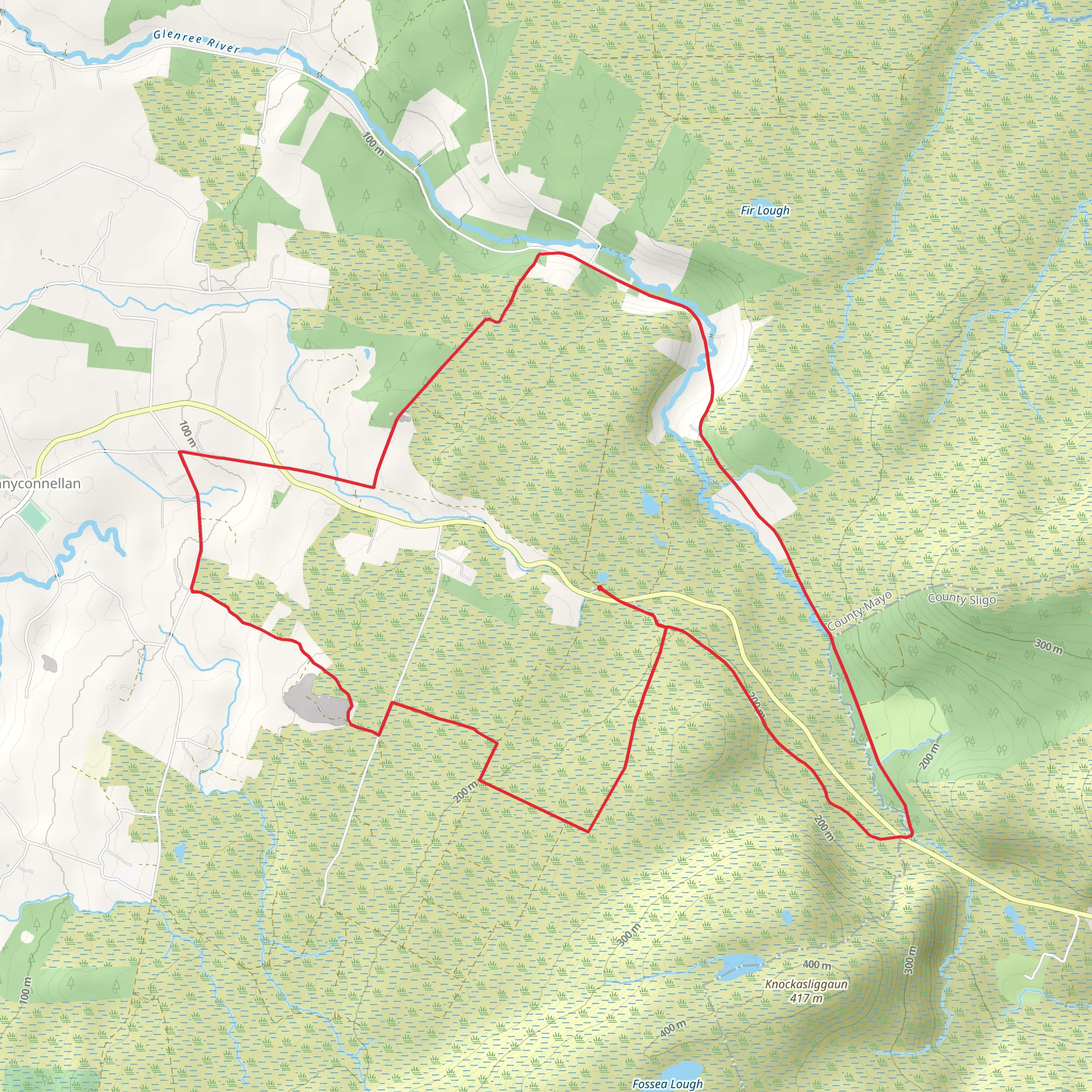 Glen Loop - Bunnyconnellan mobile static map