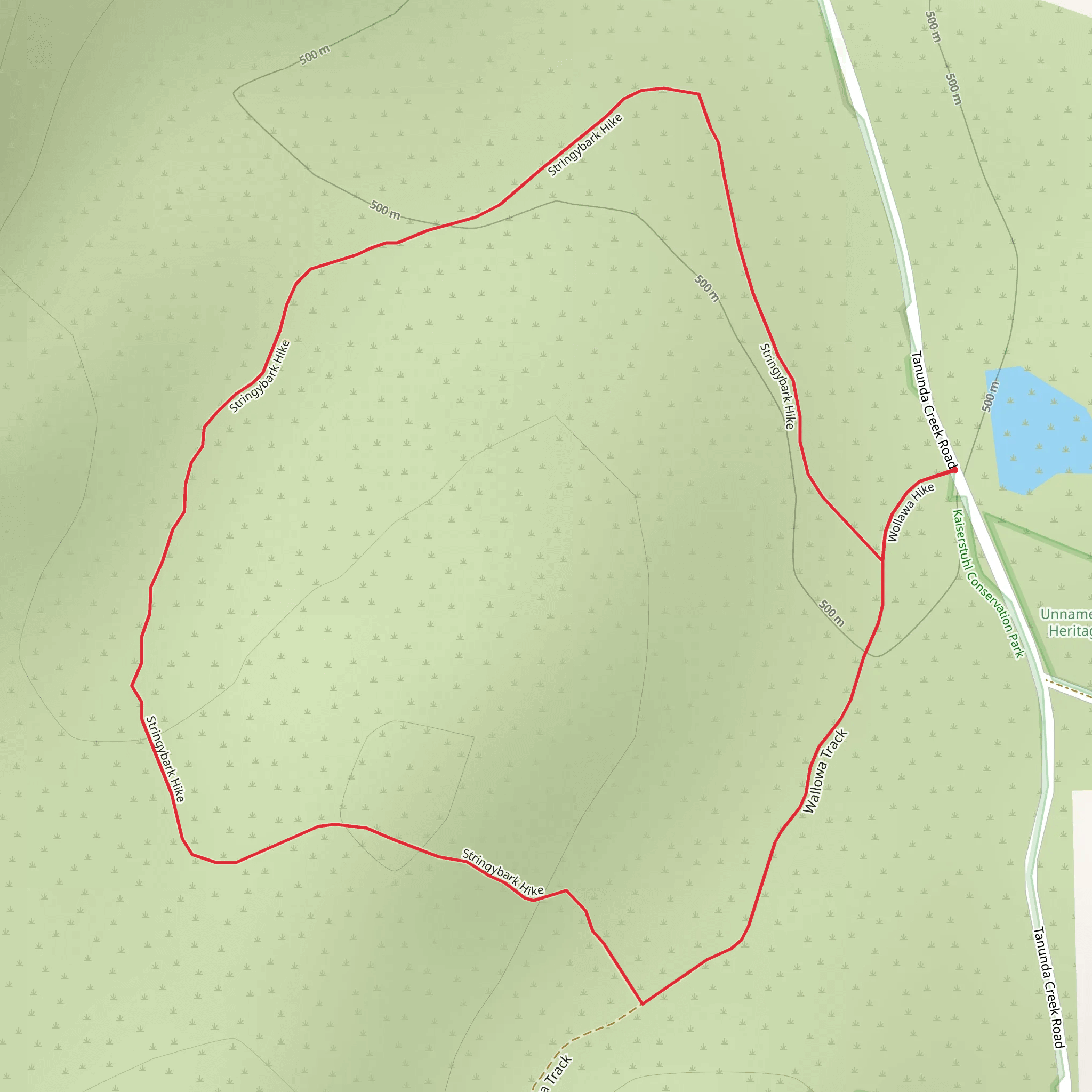 Wallowa Walk mobile static map