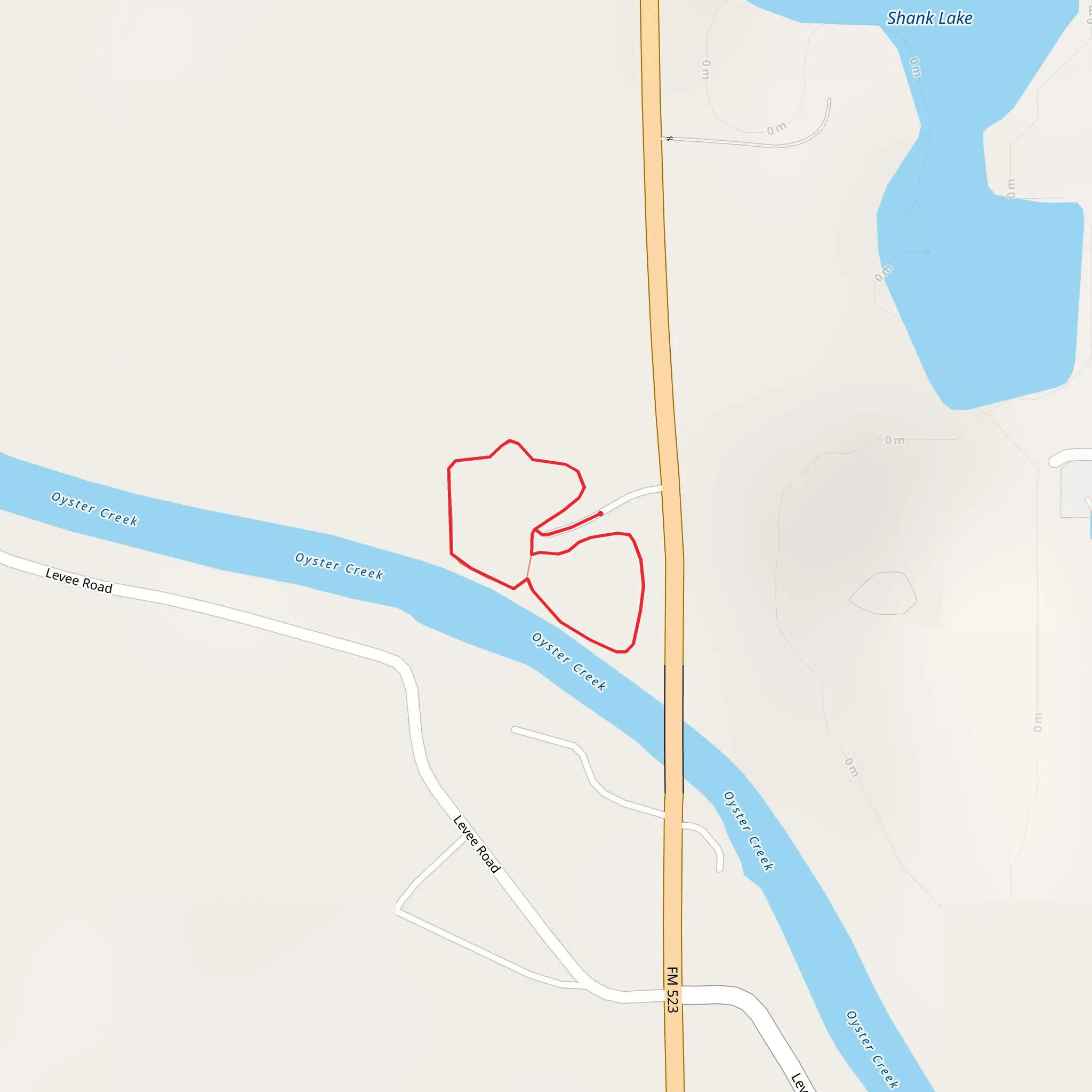 Jones Creek Loop mobile static map