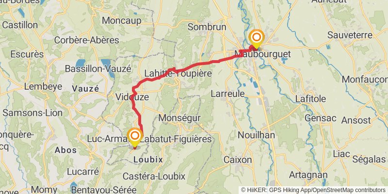 Via Tolosana stage 34 Map