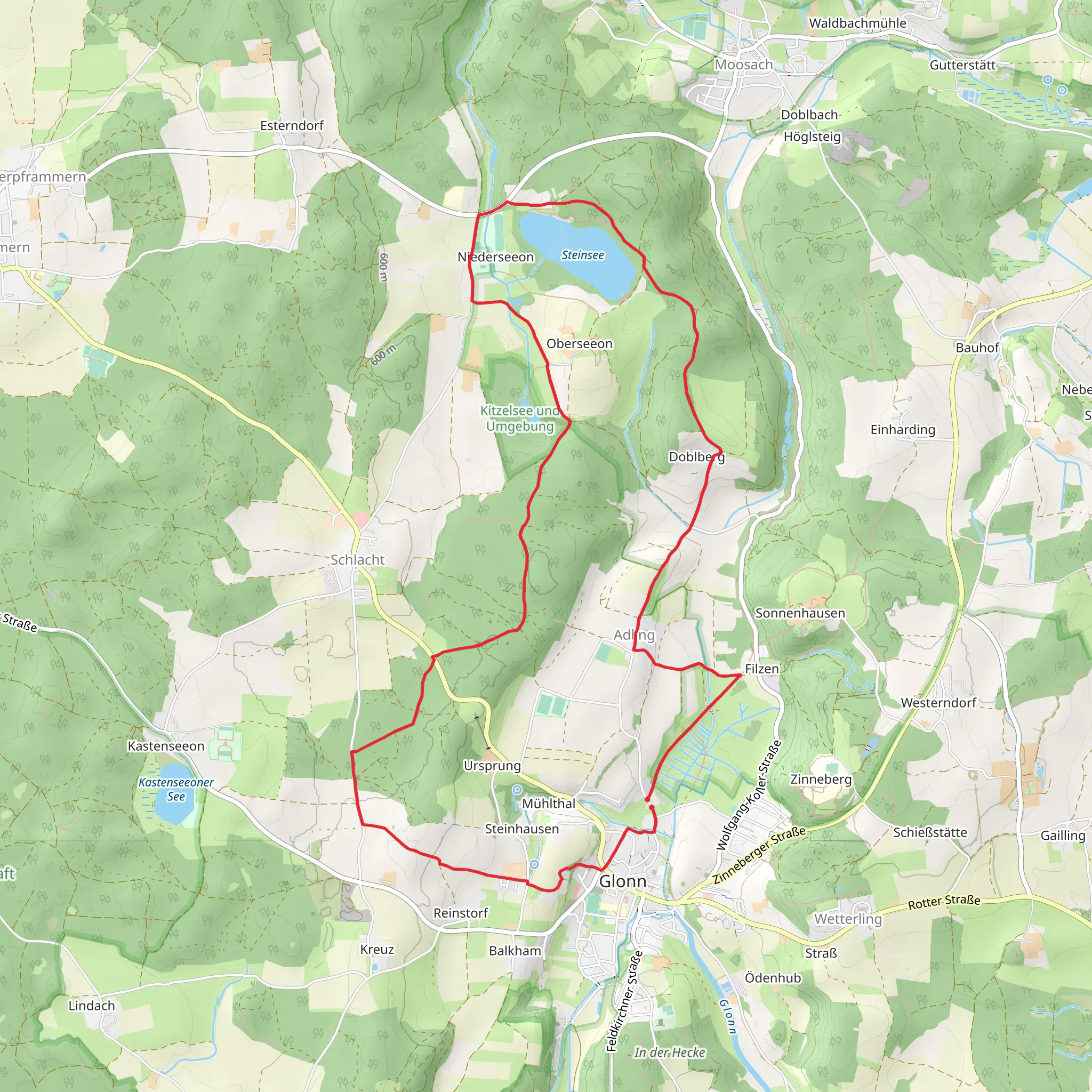 Wanderweg Glonn Loop mobile static map