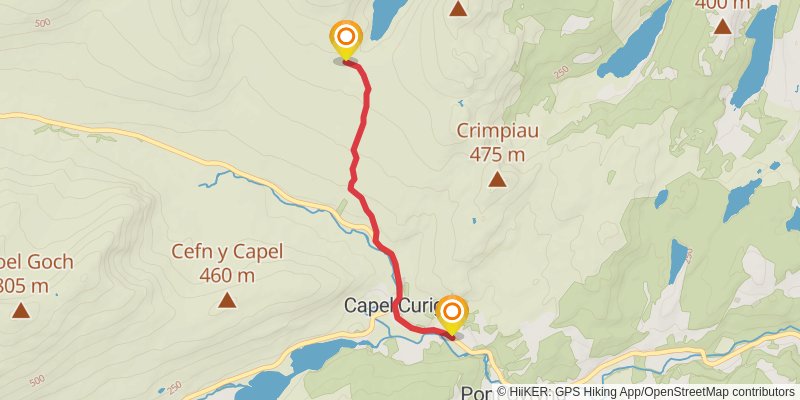 24 hours Loop from Capel Curig stage 5 Map