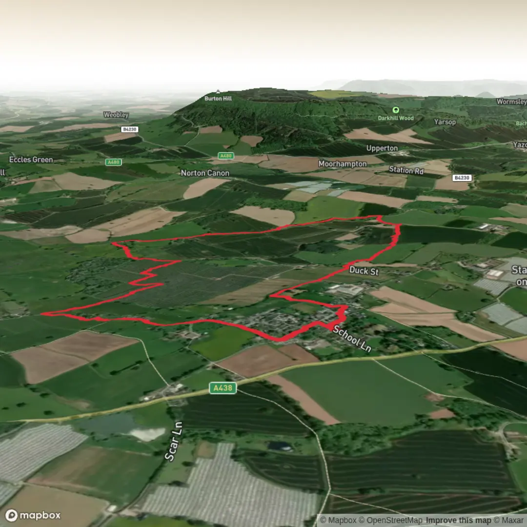 An image depicting the trail Hike from Staunton on Wye and its surrounding area.