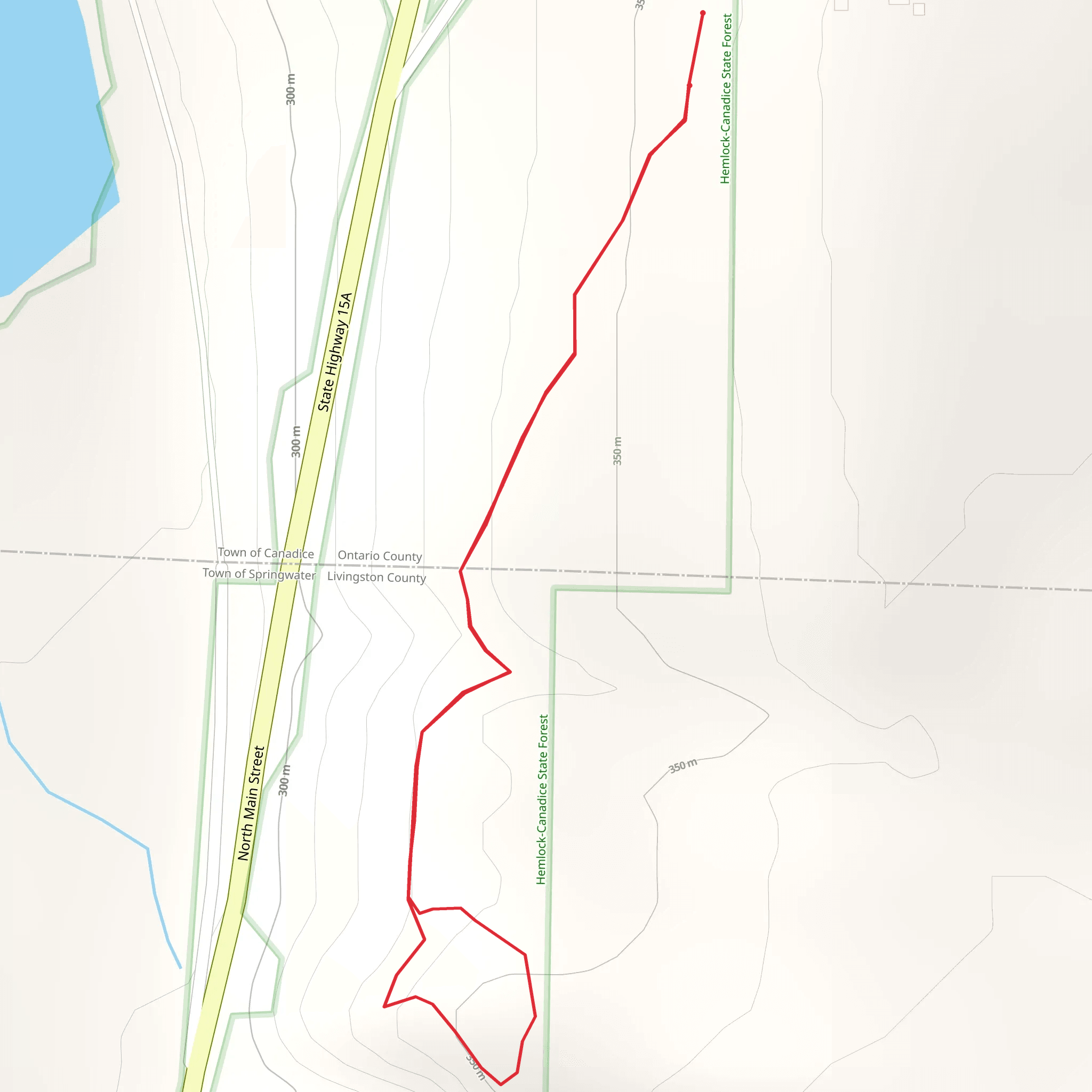 Willow Oak Trail mobile static map