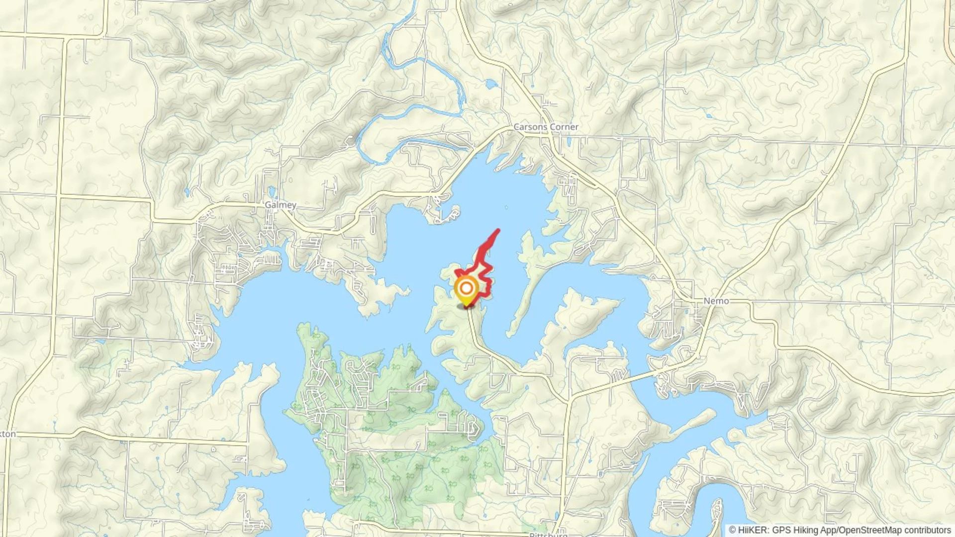 An image depicting the trail Indian Point Loop Trail and its surrounding area.