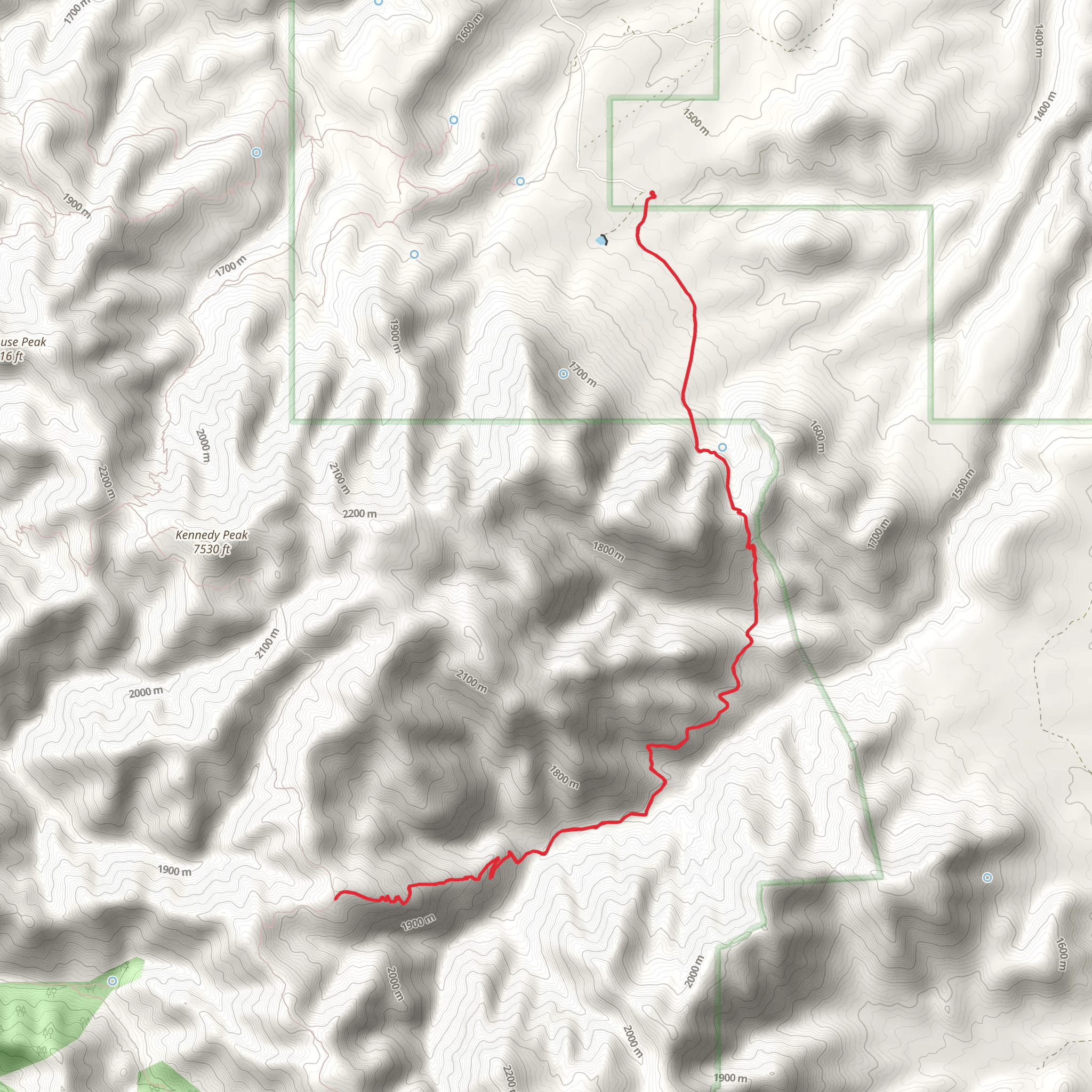 Paddy’s River Trail mobile static map