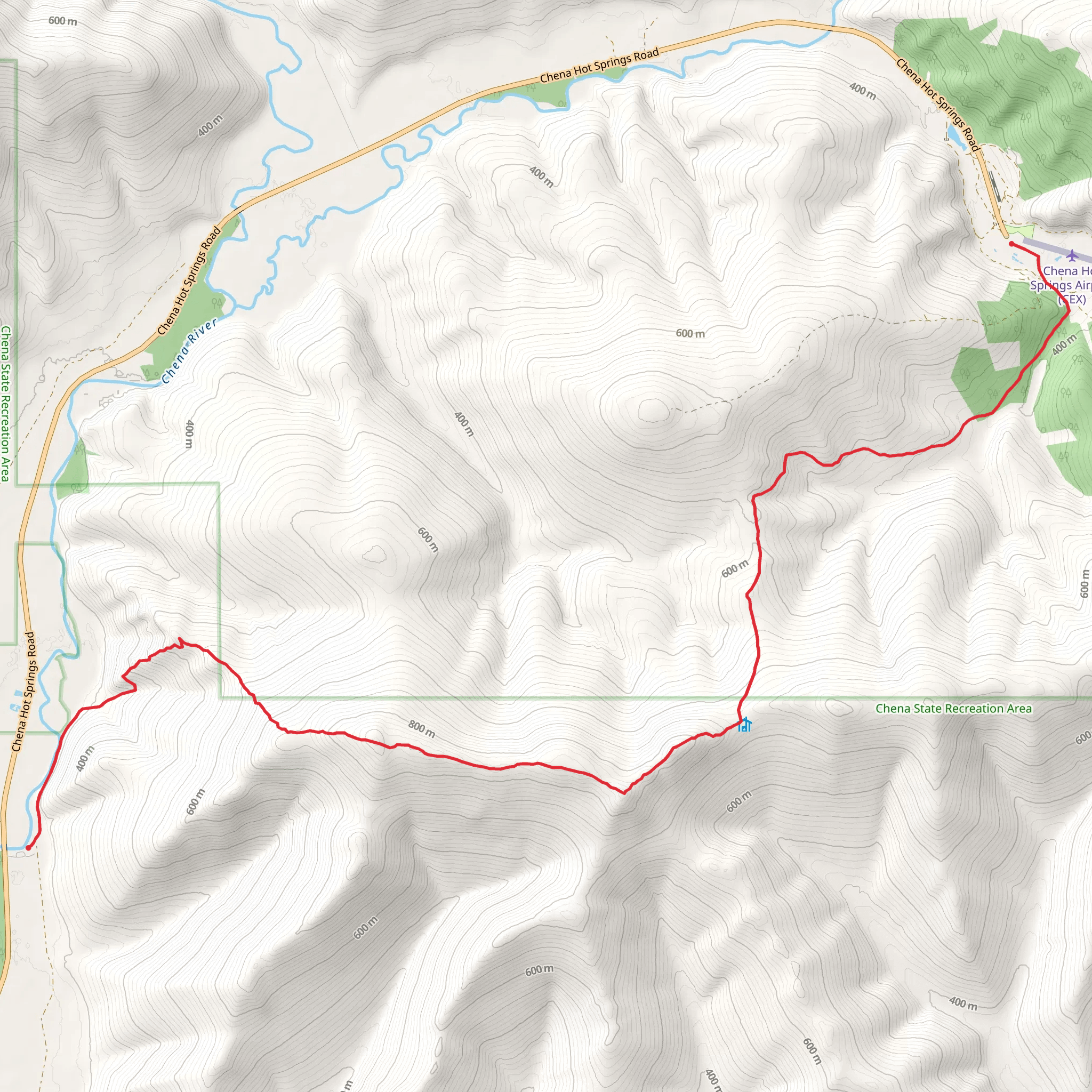 Chena River mobile static map