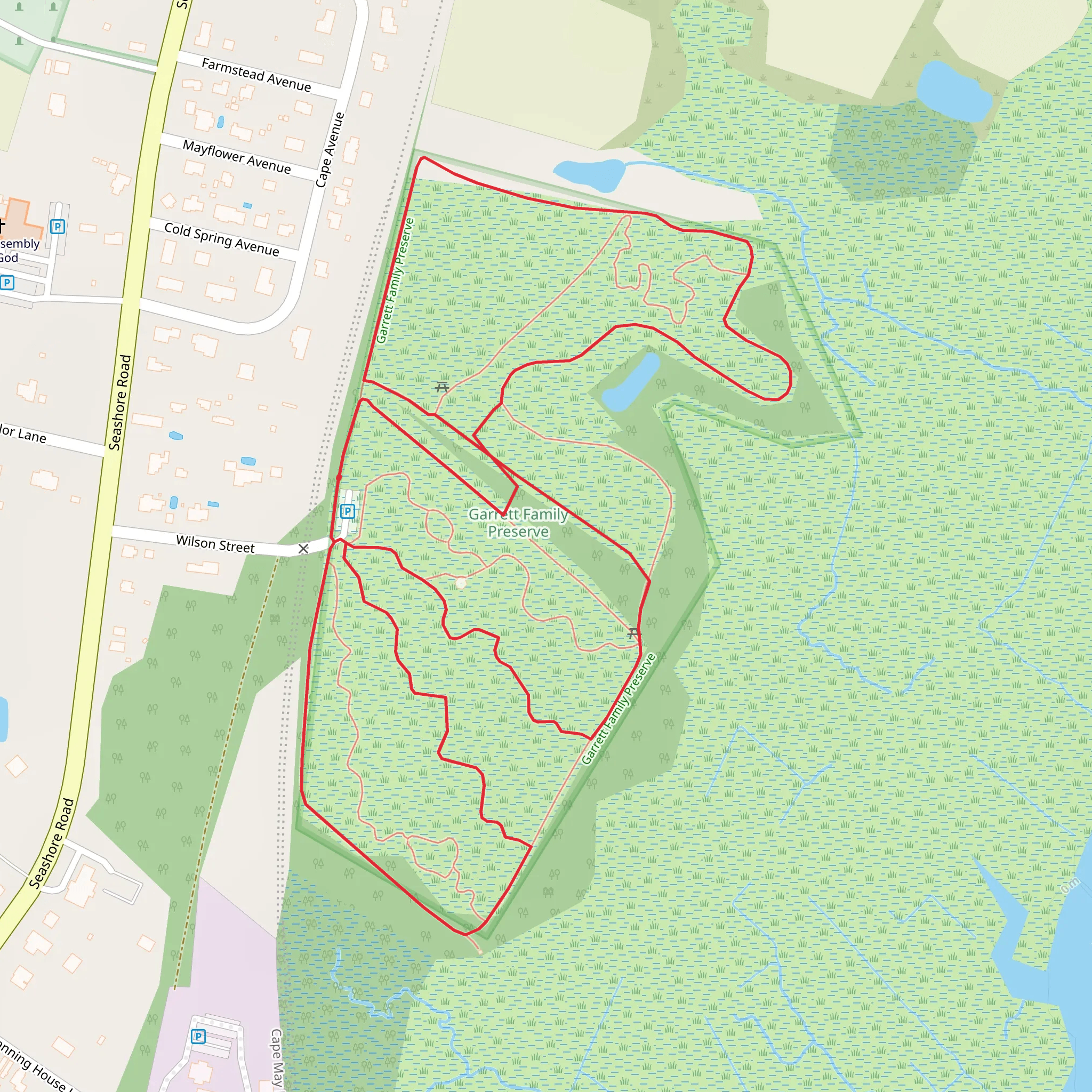 Wilson Street Loop mobile static map